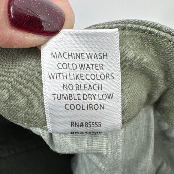 Pistola High Rise Straight Leg Jeans in Green Size 32 - Picture 6 of 6